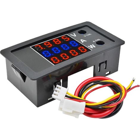 Moniteur de tension à LED, plage de 0 à 100 V, détecteur de tension haute précision pour techniciens de laboratoire et projets électriques, multicolore (rouge, bleu, rouge). (1/5)