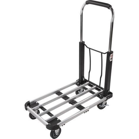 Alu Transportwagen Handwagen Plattformwagen klappbar bis 150kg (1/5)