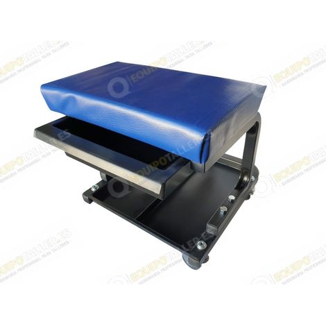 Asiento para mecánicos con ruedas no regulable