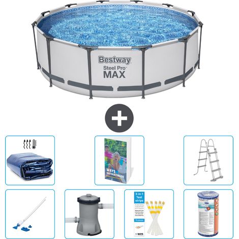 Bestway Steel Pro MAX Rund - 366x100 cm - 8-teilig S375