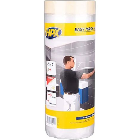 Pellicola per mascheratura hpx easy mask 0,13 mm 180 cm