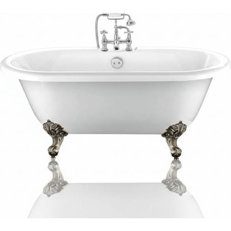 Freistehende Badewanne CHELSEA Adlerfüße ALTBRONZE 170