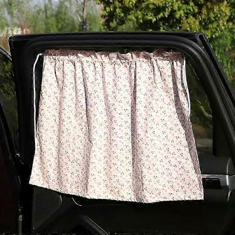 Pare-soleil universel pour voiture, protection UV, rideau pare-soleil pour vitres latérales, ventouse rétractable, occultant la lumière (08) (1/5)