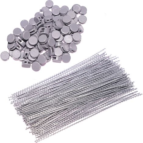 HMF 100 Plomben 8 mm + 100 Plombendrähte 100 mm