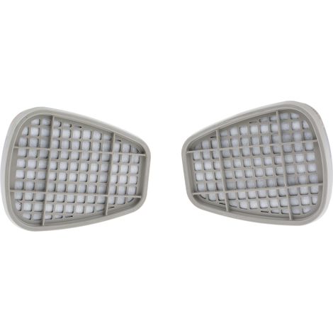 3M – Filtre antigaz et antivapeur 6055 pour masque de protection respiratoire – Protection contre vapeurs organiques – Connexion rapide baïonnette – Lot de 2