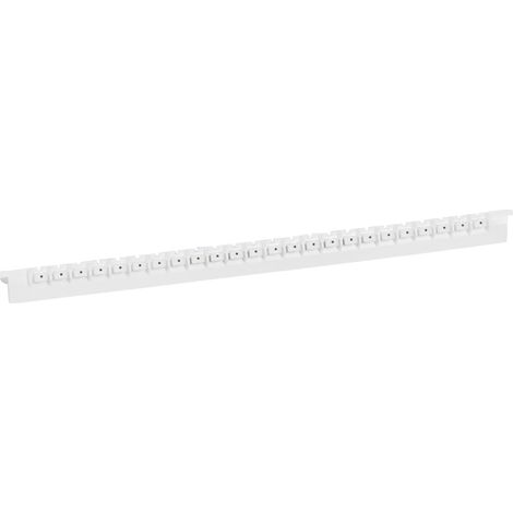 240 repères Mémocab largeur 2,3mm avec signe conventionnel point noir sur fond blanc LEGRAND 037955 (1/2)