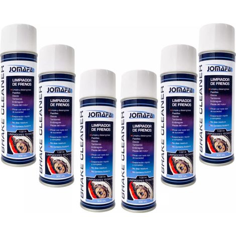SPRAY LIMPIADOR DE FRENOS "LIMPIAFRENOS", 500ML, 6 BOTES