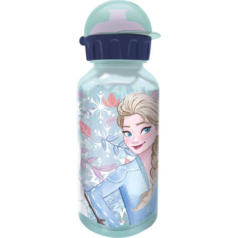 TATAWAY Borraccia Scuola Frozen 370 ml Bambini Disney Auto Pratico Originale