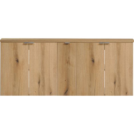 Doppelwaschtisch 140cm, Eiche, NEWPORT-56-OAK (1/5)