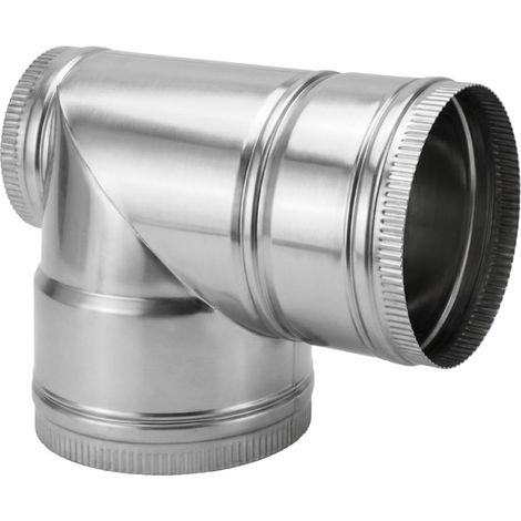 MAKA Raccordo Eccentrico Femmina-Femmina FF Canna Fumaria Acciaio Inox Ø 400 (F) → Ø 350 (F) (1/5)