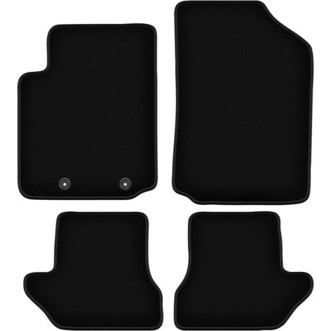 Tappetini BASIC in velluto nero per: Citroen C3 Pluriel cabrio (2003-2010)
