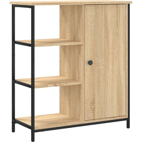 Credenza cassettiera mobile contenitore organizer cucina soggiorno salotto sonoma 70 x 30 x 80 cm legno ingegnerizzato marrone 020031694