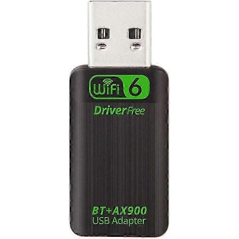 Adaptateur USB WiFi 6 AX900, carte réseau sans fil Bluetooth 5.4, carte réseau double bande 2,4 GHz et 5 GHz compatible avec Wfdq (1/5)