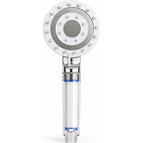 Pommeau de Douche P17-A - Blanc, 8,5 x 25 cm (1/4)