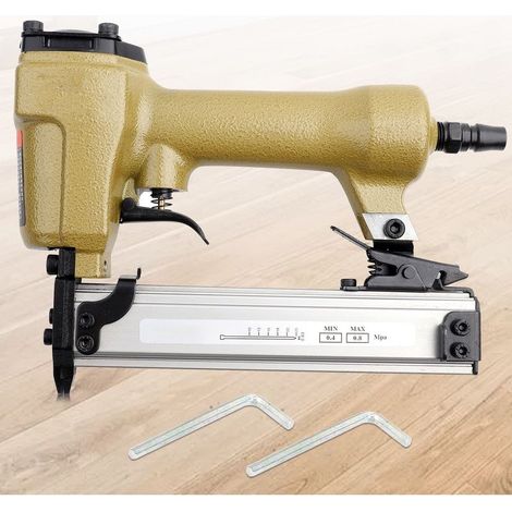 Tonysa – Agrafeuse pneumatique 2 en 1 60-100psi – Longueur clou 10-25mm – Outil pour meubles et décoration intérieure – Ergonomique et puissant (1/4)