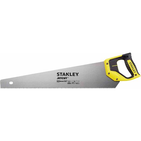 STANLEY Jet Cut Fine Handsaw 500mm 20in 11 TPI Wood PVC Skirting etc STA215599