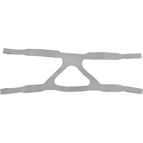 Bandeau anti-ronflement universel en nylon élastique gris pour respirateur (1/5)