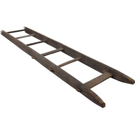 Alte historische Altländer Holzleiter 165cm Original vom Bauernhof (1/2)