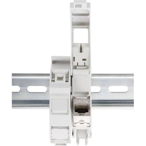 AN-25187 Adaptateur de profilés chapeau pour module Keystone IP20 profilé W292051 (1/5)