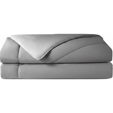 Cooling Blanket, Summer Quilt, Lightweight Throw, Breathable, Air Permeable Structure, Soft Feel Fabric, Grey, Twin 173 x 229 cm (1/5)