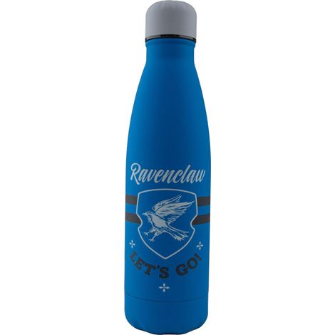 Cinereplicas Harry Potter - Flasche de isoliertes Wasser de Edelstahl de 500 ml Ravenclaw Let's go - Offiziell lizenziert.