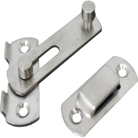 Loquet coulissant, loquet de sécurité en inox (1/5)