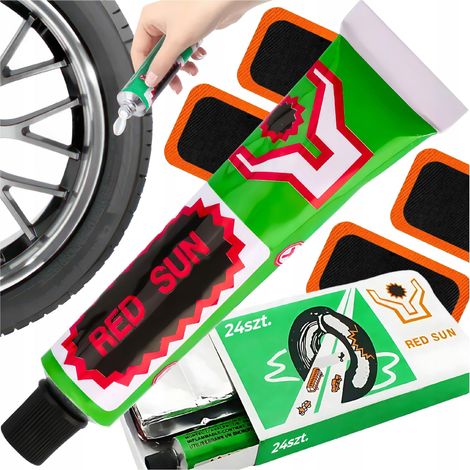 Kit de 24 rustines pour chambres à air de vélo (1/3)