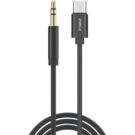 Câble adaptateur audio, connecteur 3,5 mm vers USB-C, compatible avec les appareils sans entrée 3,5 mm. (1/2)