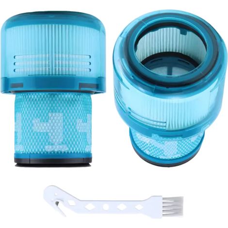 (2 pièces - Chine continentale) Filtre arrière pour aspirateur Dyson V15 V11, filtre HEPA, élément filtrant vert, deux unités de nettoyage (1/4)