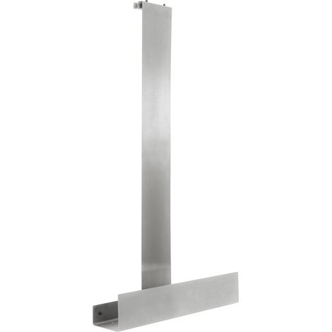MENSOLA DOCCIA TORI BRUSH NICKEL INOX