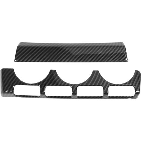 Garniture de panneau de commande de commutateur ca, Style Fiber de carbone de remplacement pour Subaru BRZ ZN8 ZD8 à partir de 2022