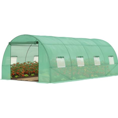 Gewächshaus Strend Pro Greenhouse, begehbar, Folie, Foliengewächshaus, 300x450x200 cm (1/3)