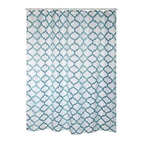 TENDA PER DOCCIA IN TESSUTO POLIESTERE HANKO Misura: cm 180x200 Blu