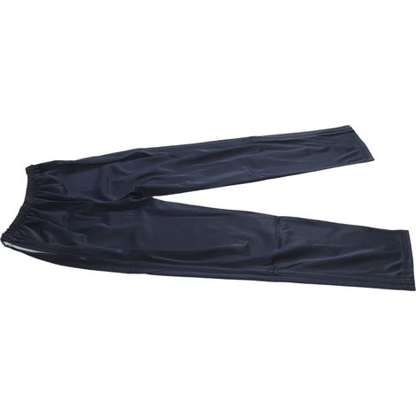 Pantalon de survêtement à boutons-pression doux et hypoallergénique pour personnes âgées alitées, bleu marine, taille XL (1/5)