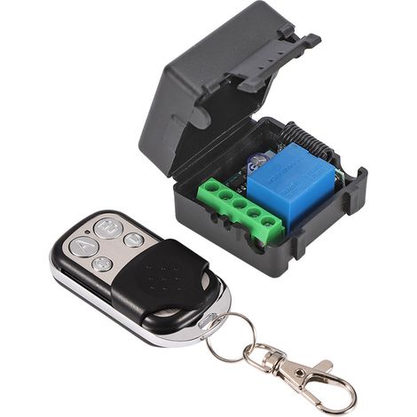 Interrupteur sans fil universel 12V avec relais à verrouillage automatique (1/5)