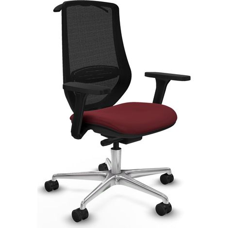 Sedia da Ufficio Mardos traslack Piqueras y Crespo D086N0H Rosso Granato (1/5)