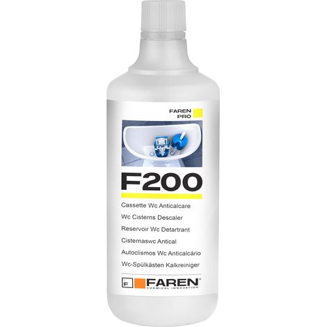 Trattamento Anticalcare Cassette WC F200 Faren 1 L (1/5)