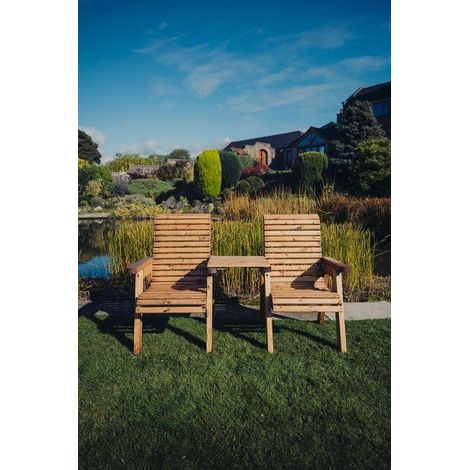 Valley Wood Garden Love Seats Square (1/4)
