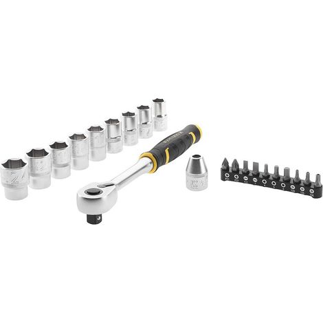 Stanley Set Chiavi a Bussola 1-2'' 21 Pezzi Nero (1/4)