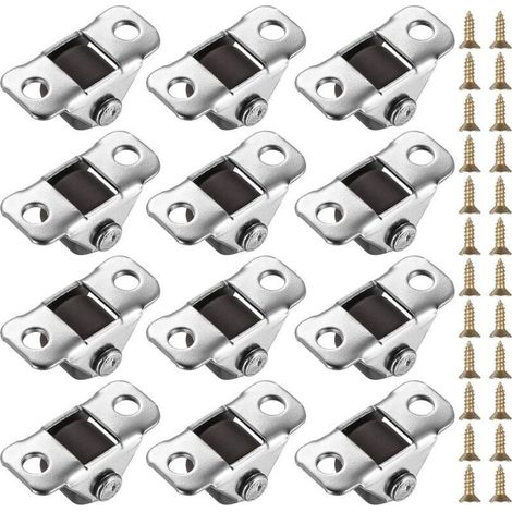 20 Pcs Roulettes pour Meubles Lourd, 12 mm Mini Roulettes Pivotantes pour Meubles, Roulette à Rouleaux en Caoutchouc pour Petits Appareils électroménagers,Bagages, Capacité Totale 160 kg (1/5)