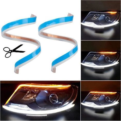 Bande LED phare de voiture Drl 45 cm avec feux de jour à Signal séquentiel dynamique (1/5)