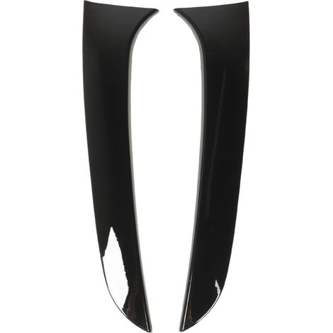 1 paire de becquet latéral de fenêtre arrière, garniture de séparation d'aile gauche droite pour série 1 F20 F21 2012 à 2019 noir brillant. (1/4)