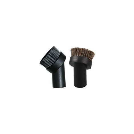 Ensemble de 2 brosses pour aspirateur, brosses à poussière, brosse pour meubles, embout d'aspirateur, accessoire pour aspirateur universel, diamètre 32 mm