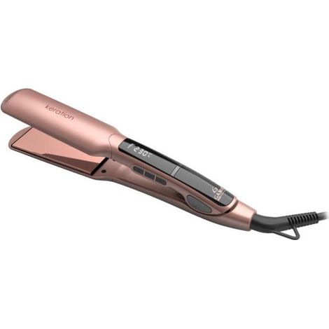 GA.MA X-Wide Keration Plancha de pelo Caliente Rosa 185 m