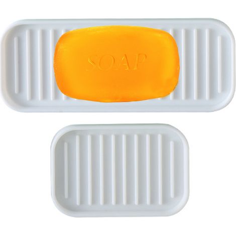 1 pièce Organisateur d'évier de cuisine, plateau porte-vaisselle, distributeur de savon, porte-écumoire, usage multifonction (1/5)