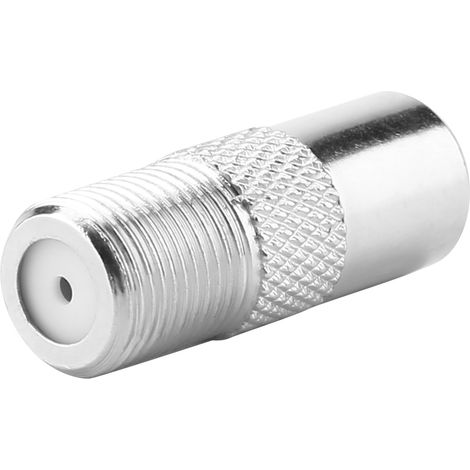 5 Stück F-Buchse auf PAL-Stecker 9,5 mm Satelliten-TV-Koaxial-HF-Antennen-Kupferadapterstecker (1/5)