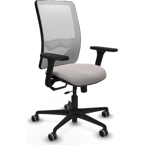 Chaise ergonomique piqueras y crespo Zulema blanc cuir synthétique (1/2)