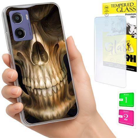 Funda para Motorola Moto E15 / Moto G05 con cubierta trasera y cristal 9H. (1/5)