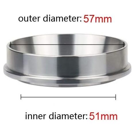 – Entonnoir de dosage 51 mm en acier inoxydable 304 pour filtre Delonghi Breville 51 mm (1/4)