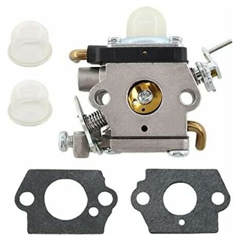 Carburateur adapté pour les taille-haies Husqvarna 122 HD60, 122 HD45, CHT220, Jonsered HT2223 et HT2218, avec le numéro de pièce 523012401. (1/4)